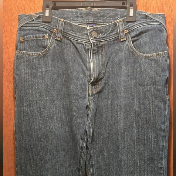 Patagonia organic Classic Denim boot cut Jeans sz8 16"x29" - Picture 3 of 13